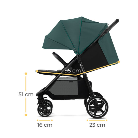 KINDERKRAFT SELECT Kočík športový Route Green, Premium