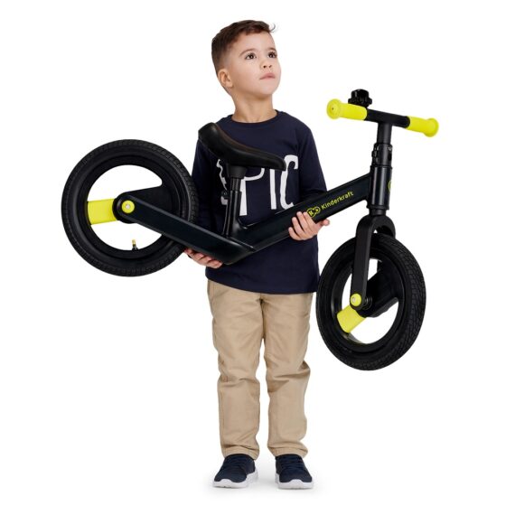 KINDERKRAFT SELECT Odrážadlo Goswift Black Volt, Premium