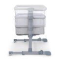 KINDERKRAFT SELECT Postieľka detská polohovateľná Neste Air Grey, Premium