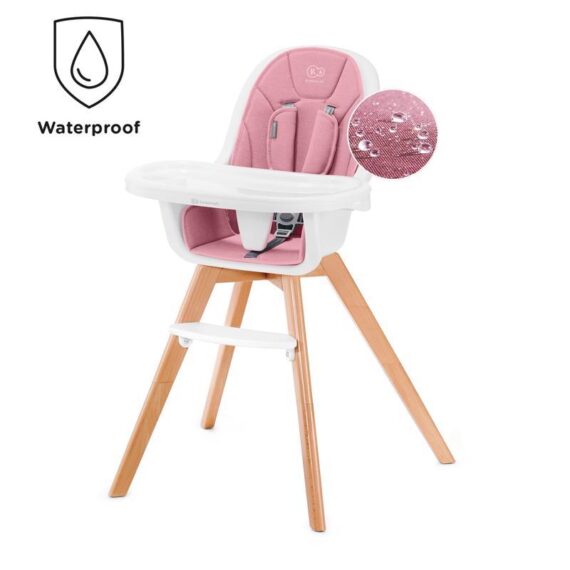 KINDERKRAFT SELECT Stolička jedálenská 2v1 Tixi Pink, Premium