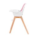 KINDERKRAFT SELECT Stolička jedálenská 2v1 Tixi Pink, Premium