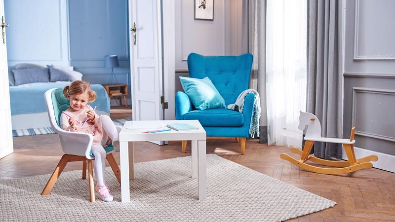 KINDERKRAFT SELECT Stolička jedálenská 2v1 Tixi Pink, Premium