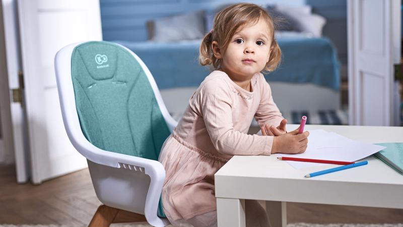 KINDERKRAFT SELECT Stolička jedálenská 2v1 Tixi Pink, Premium