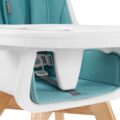 KINDERKRAFT SELECT Stolička jedálenská 2v1 Tixi Turquoise, Premium