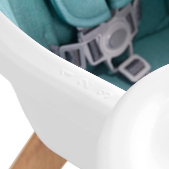 KINDERKRAFT SELECT Stolička jedálenská 2v1 Tixi Turquoise, Premium