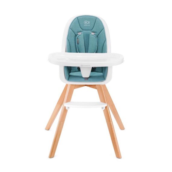 KINDERKRAFT SELECT Stolička jedálenská 2v1 Tixi Turquoise, Premium