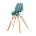 KINDERKRAFT SELECT Stolička jedálenská 2v1 Tixi Turquoise, Premium