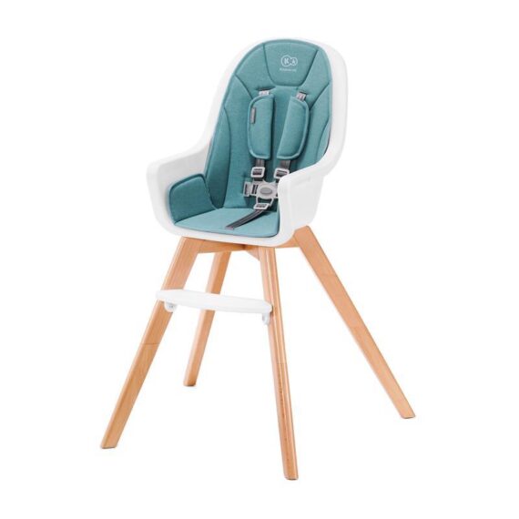 KINDERKRAFT SELECT Stolička jedálenská 2v1 Tixi Turquoise, Premium