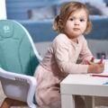 KINDERKRAFT SELECT Stolička jedálenská 2v1 Tixi Turquoise, Premium