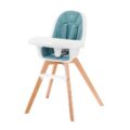 KINDERKRAFT SELECT Stolička jedálenská 2v1 Tixi Turquoise, Premium