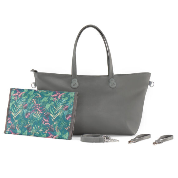KINDERKRAFT Taška prebaľovacia Treasurebag Dark Grey
