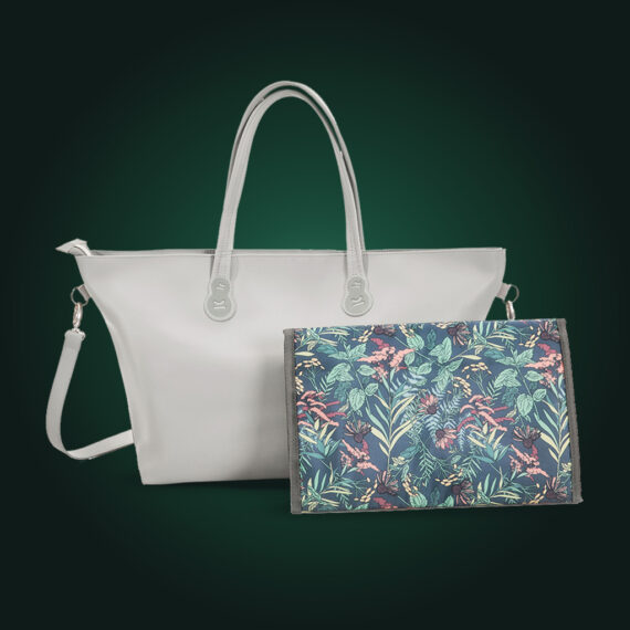 KINDERKRAFT Taška prebaľovacia Treasurebag Dark Grey