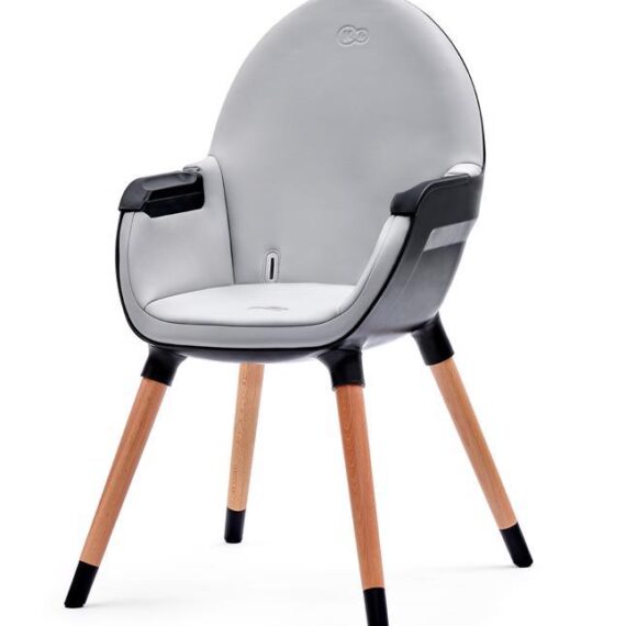 KINDERKRAFT Stolička jedálenská FINI Grey/Black