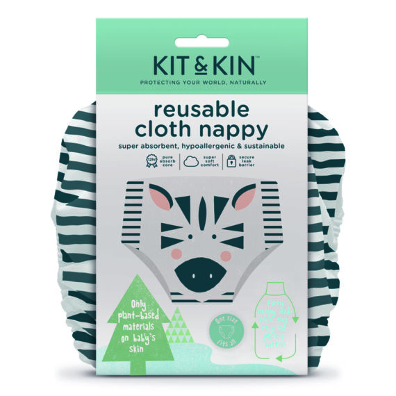 KIT & KIN Plienka látková – Zebra