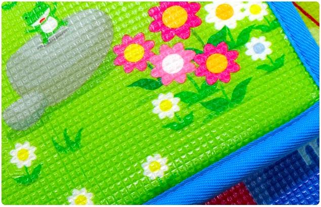 LALALU Podložka na hranie ŠTANDARD, 200 x 150 x 1,5 – Mini Džungla