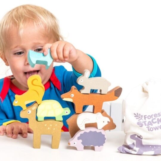 LE TOY VAN Petilou Skládaca veža zvieratka