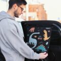 LEOKID Clony slnečné do auta 2 ks Hey Dino