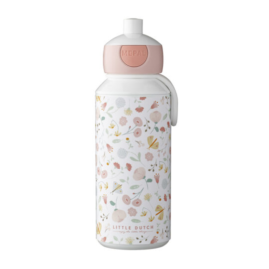 LITTLE DUTCH Desiatový set (fľaša 400ml+box) Kvety a motýle