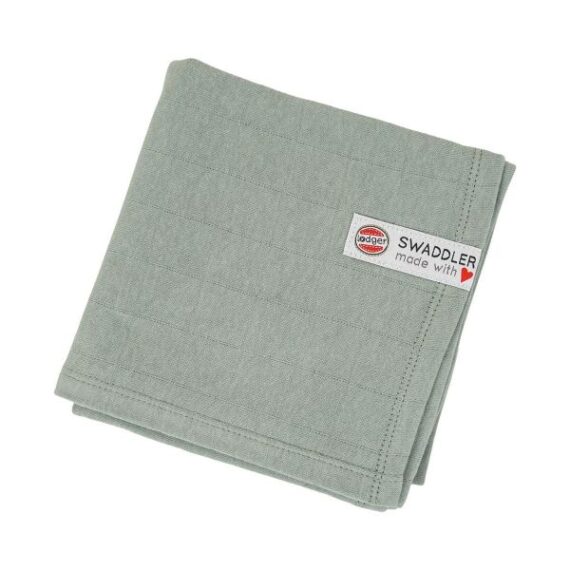 LODGER Plienka mušelínová Swaddler Tribe Silt Green 70 x 70 cm