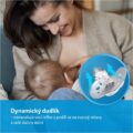 LOVI Dynamický utišujúci cumlík 6-18 m 2 ks Hey modrý/zelený