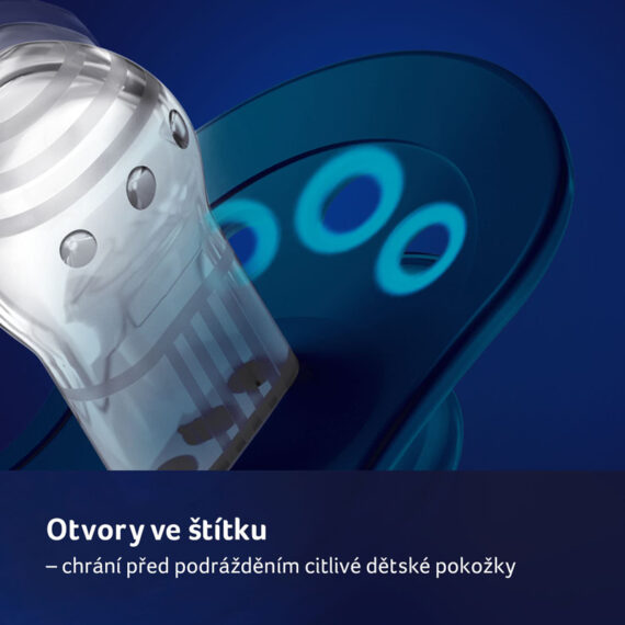 LOVI Cumlík silikónový dynamický Stardust 18m+ 2 ks fialový