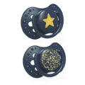 LOVI Cumlík silikónový dynamický Stardust 18m+ 2 ks modrý