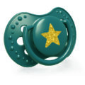 LOVI Cumlík silikónový dynamický Stardust 6-18m 2 ks zelený