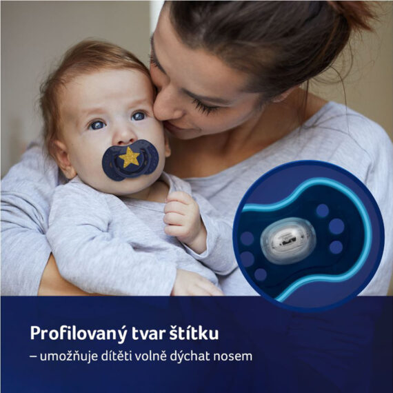 LOVI Cumlík silikónový dynamický Stardust 6-18m 2 ks zelený