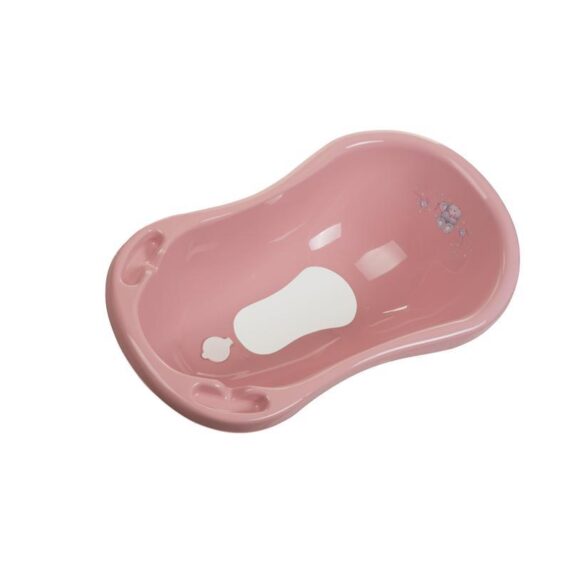 MALTEX Vanička Medvedík 100 cm so štupľom a protišmykovou podložkou – pink