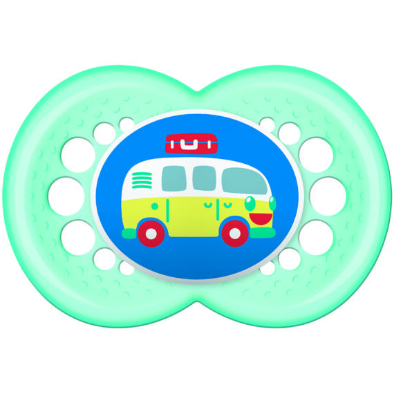MAM Cumlík Original 6m+, tyrkysový/autobus