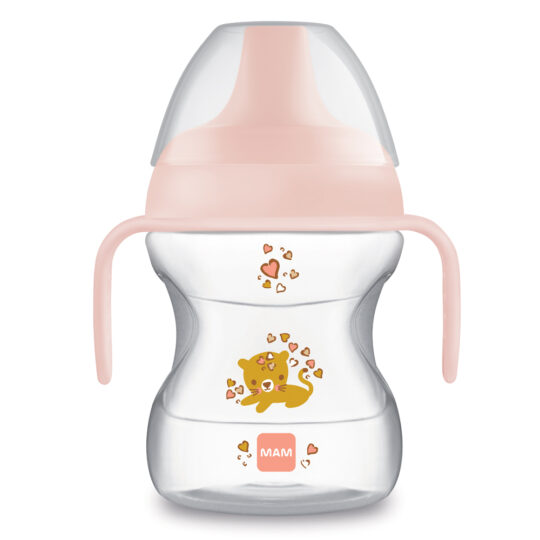 MAM Hrnček Learn to drink cup 190 ml 6m+, dievča