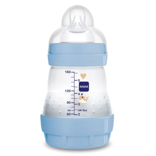 MAM Fľaša Anti-colic 160 ml, modrá