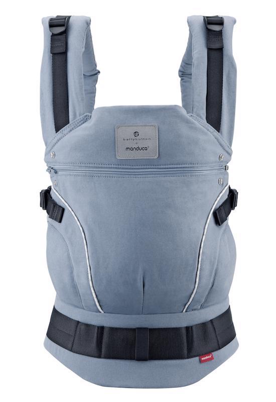 MANDUCA Nosič ergonomický First Belly Button SoftCheck blue