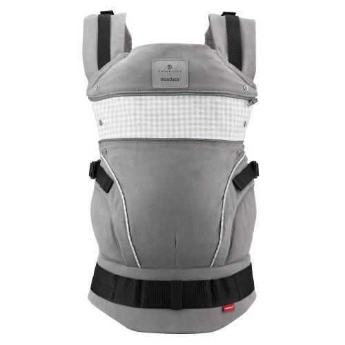 MANDUCA Nosič ergonomický First Belly Button SoftCheck grey