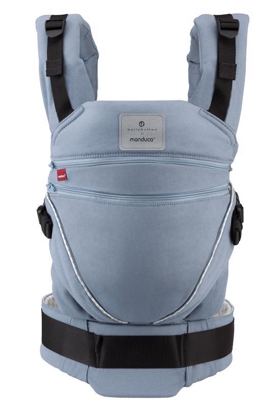 MANDUCA Nosič ergonomický XT Belly Button SoftCheck blue