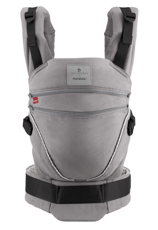MANDUCA Nosič ergonomický XT Belly Button SoftCheck grey