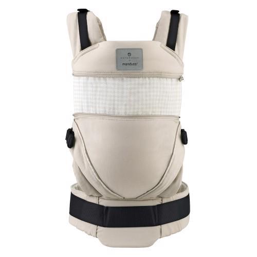 MANDUCA Nosič ergonomický XT Belly Button SoftCheck sand