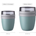 MEPAL Box jedálenský Ellipse 500ml Nordic Green