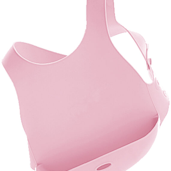 MINIKOIOI Podbradník silikónový s vreckom – Pink