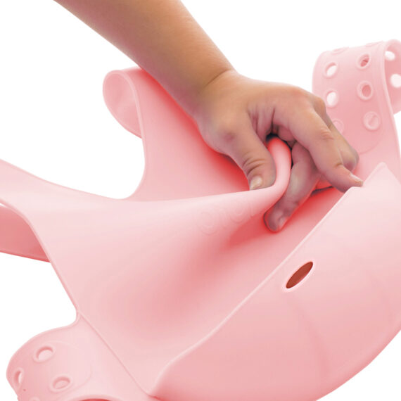 MINIKOIOI Podbradník silikónový s vreckom – Pink