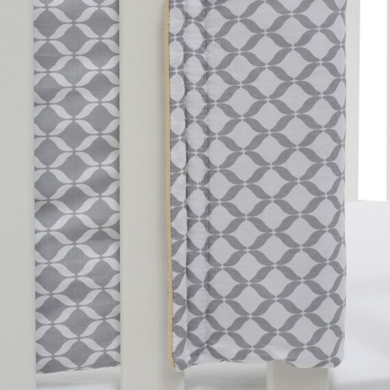 MOTHERHOOD Chránič do postieľky Grey Classics  60×120 cm