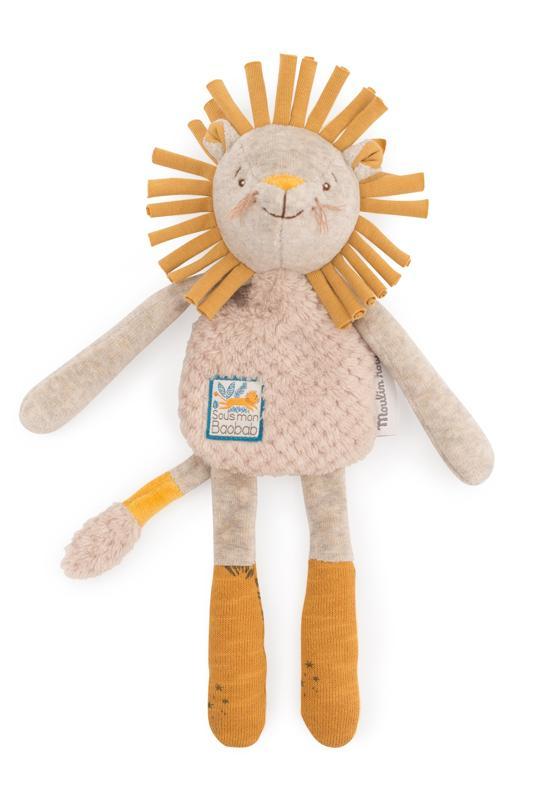 MOULIN ROTY Hrkajúce plyšový levíček