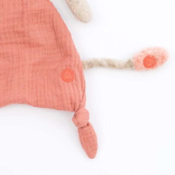 MOULIN ROTY Mazlící šáteček s hryzátkom Žirafa