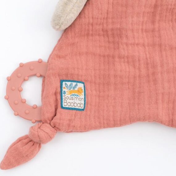 MOULIN ROTY Mazlící šáteček s hryzátkom Žirafa