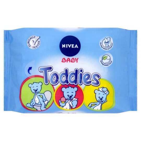 NIVEA Baby Multi Toddies 60 ks – vlhčené obrúsky