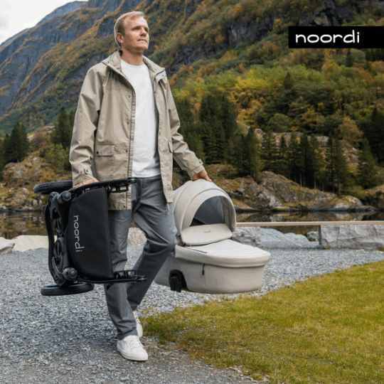 NOORDI Kočík kombinovaný Fjordi 2022 2v1 Black