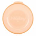 NUBY Hrnček netečúci 360° 300 ml, 6 m+ modrá / oranžová