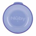 NUBY Hrnček netečúci 360° 300 ml, 6 m+ ružová / fialová