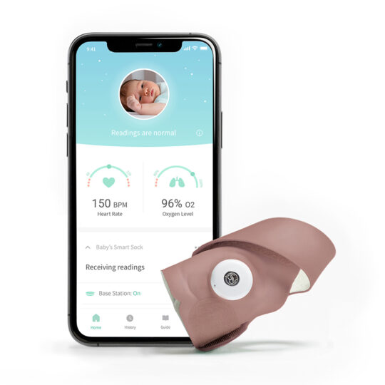 OWLET Ponožka inteligentná Smart Owlet Sock 3 – ružová
