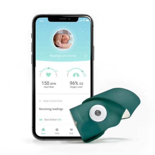 OWLET Ponožka inteligentná Owlet Smart Sock 3 – modrozelená